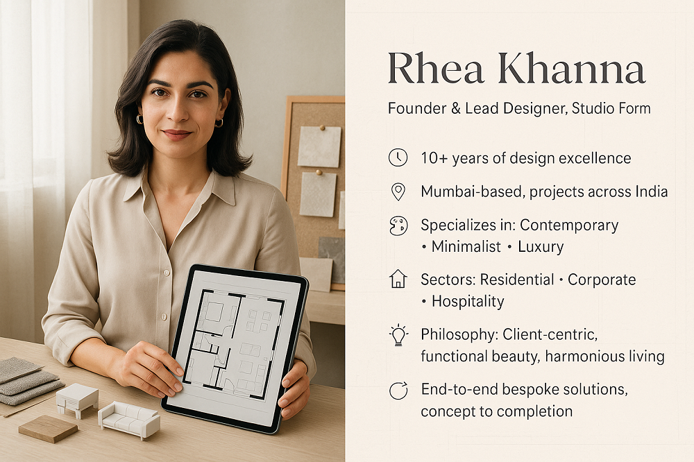 (Sample Booth) Rhea Khanna - Aura Interiors